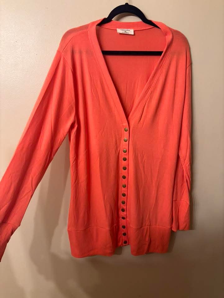 Coral Cardigan