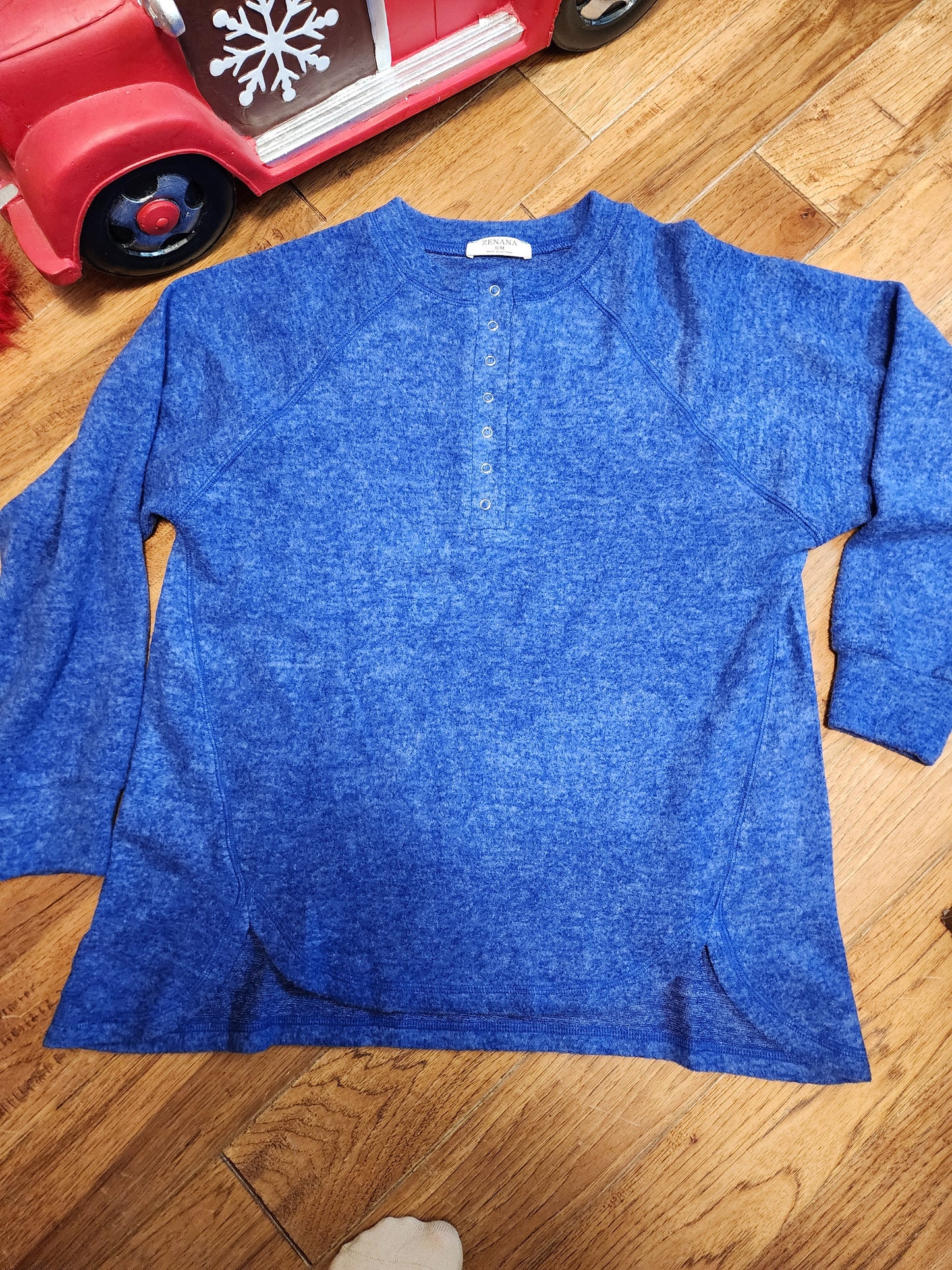 Zenana Blue Hachi Shirt