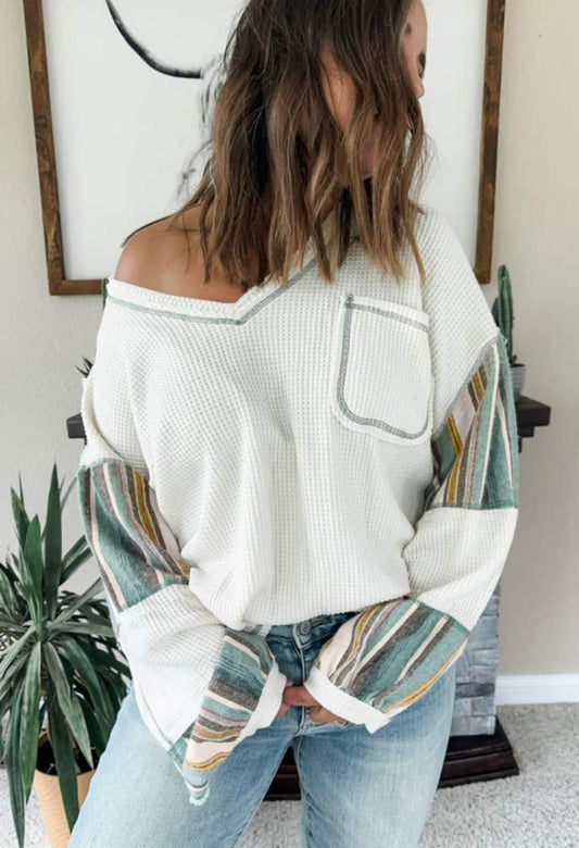 Boho Waffle knit