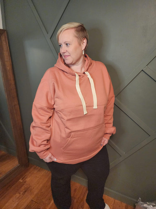 Zenana Coral Plus Hoodie