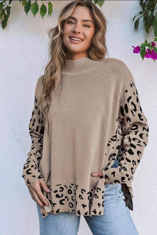 Cheetah slit shirt