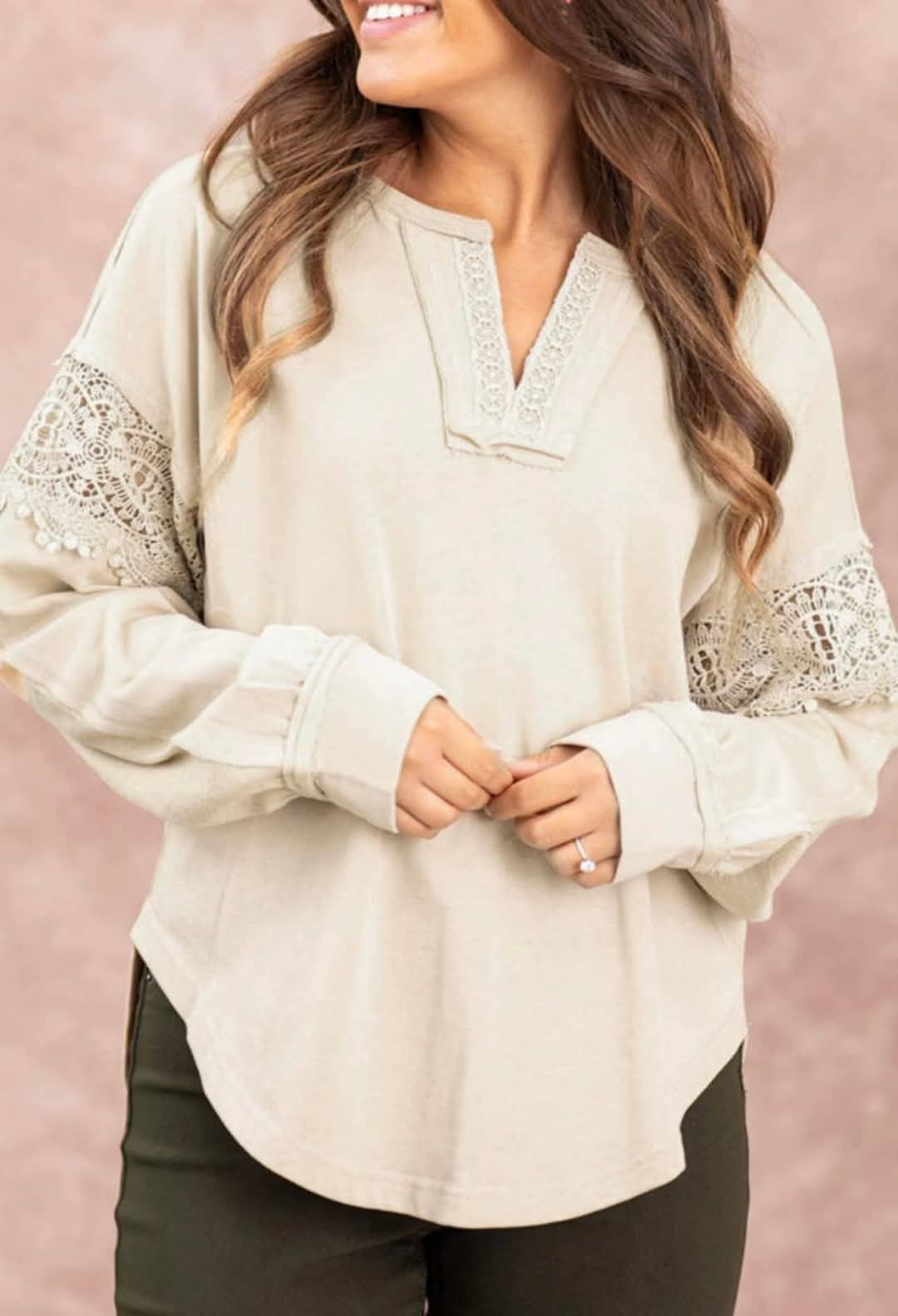 Lace Pullover