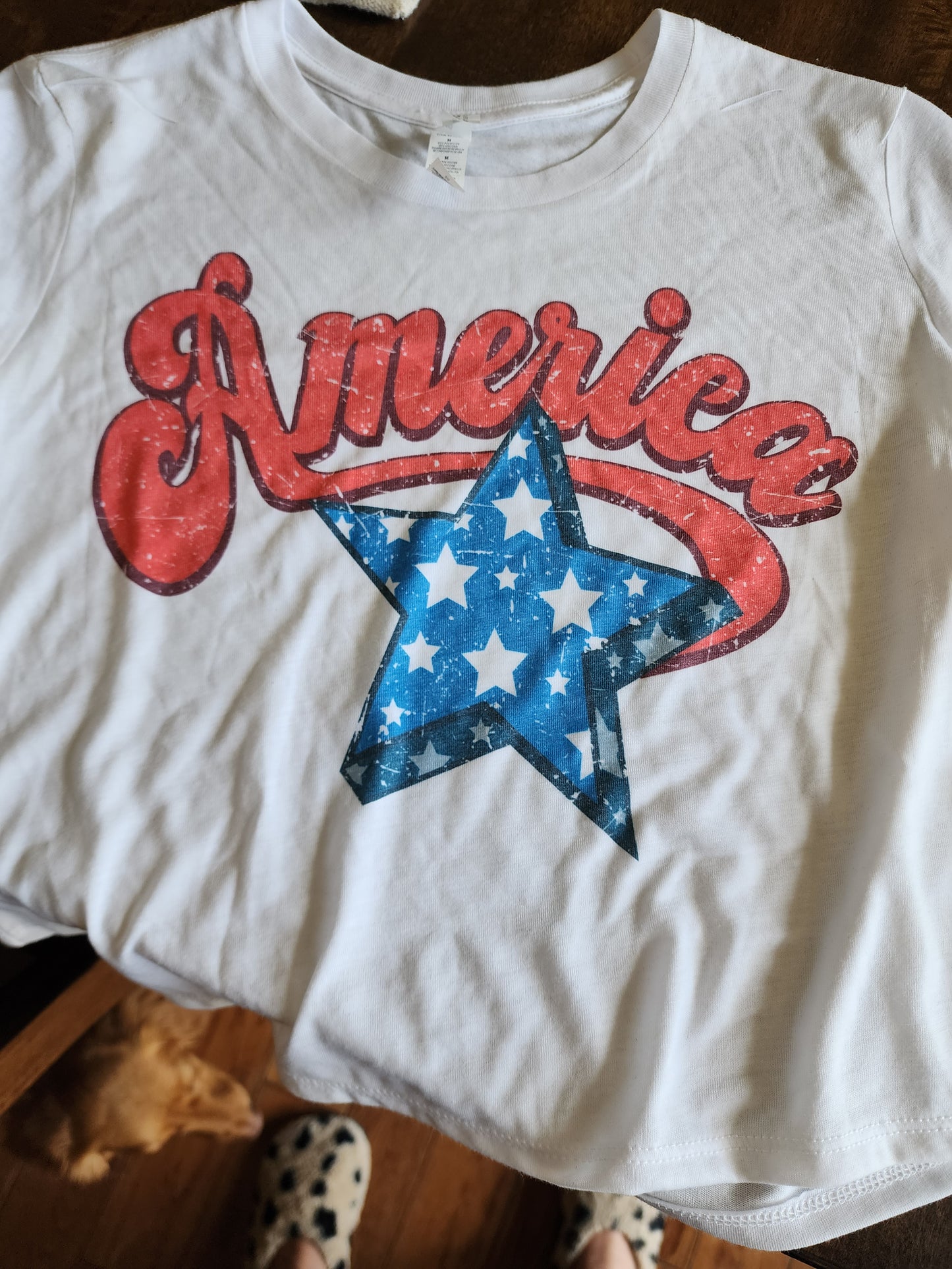 American crop tee