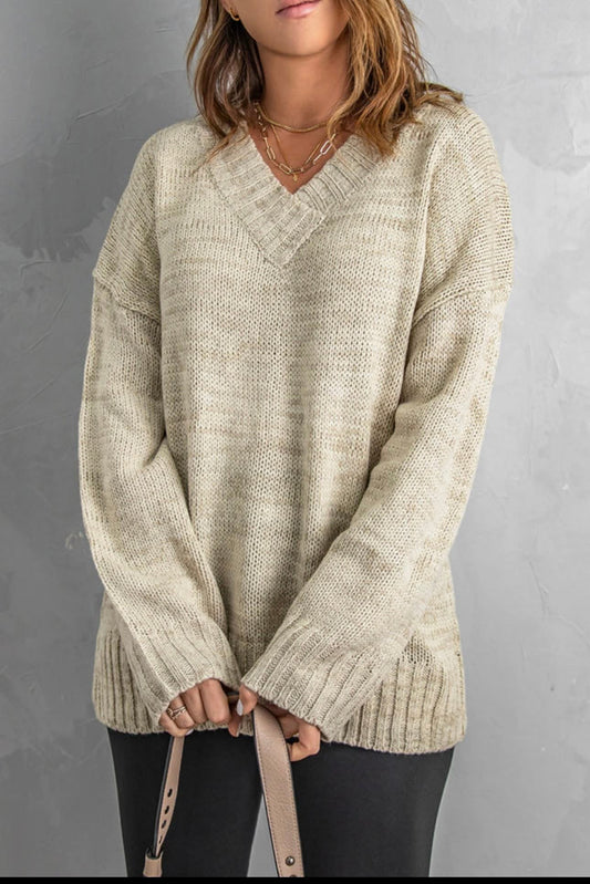 V neck sweater